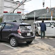 大田原で３台絡む交通事故　追突された男性が死亡