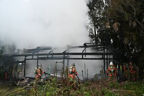 焼け跡で発見の遺体、身元判明　上三川の…