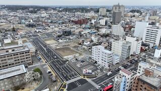 宇都宮市の都心環状線、いよいよ28日全線開通　一般車両通行は午後2時から《ドローン…